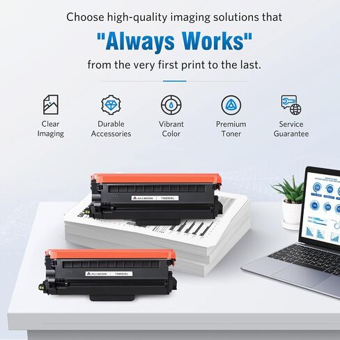 TN830XL Toner Cartridge Replacement for Brother TN830 XL TN-830XL 2 Black in Saudi Arabia