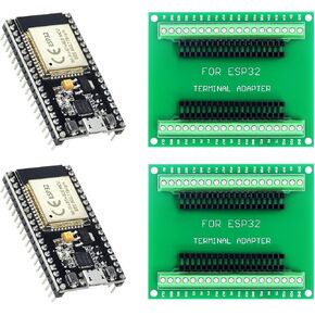 2pcs ESP32 WiFi Development Board with 2pcs Breakout Board (38PIN) in Saudi Arabia