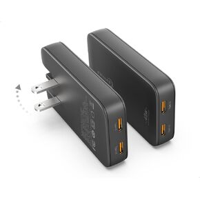 2‑Pack 45W Flat USB‑C Wall Charger, Slim Low‑Profile Dual Port Power Block in Saudi Arabia