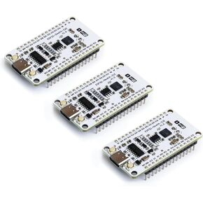 3PCS ESP32 Dev Board, USB-C, Latest ESP32-D0WD-V3 Microcontroller, 4MB Flash, 2.4GHz WiFi & BLE 4.2, Improved Stability & Heat Dissipation, Compatible with Arduino IDE/MicroPython in Saudi Arabia