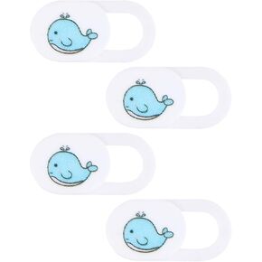 4pcs Whale Pattern Webcam Lens Cover Slide for Laptop Phone in Saudi Arabia