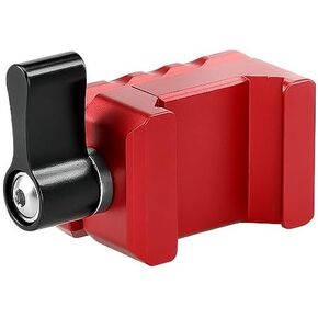 Alvin's Creativity Standard NATO Clamp with Quick-Release Lock, 1/4"-20 & 3/8"-16 ARRI-Style Threads for Camera Cages, NATO Rails, Friction Arms, and Accessory Mounting, Black in Saudi Arabia