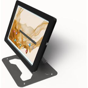 Anti-Theft Acrylic Case with Z Foldable Aluminum Desktop Stand for Lenovo TAB Tablet (Clear, TAB Chromebook 10e) in Saudi Arabia