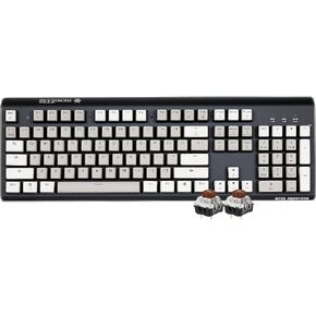 Hexgears GK735 Mechanical Gaming Keyboard Kailh Box White Switch 104 Keys ABS Keycaps Wired Gaming Keyboard with White LED Backlight, Ergonomic Design for Windows Laptop PC Mac (No Light Strip) in Saudi Arabia