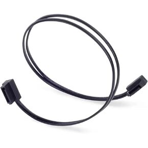 CP11B-300 SATA Cable with Lateral 90 Degree Angled SATA Connector 6Gb/s 30cm Black in Saudi Arabia