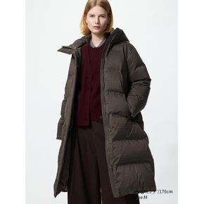 Uniqlo Seamless Down Long Coat | Pattern in Kuwait