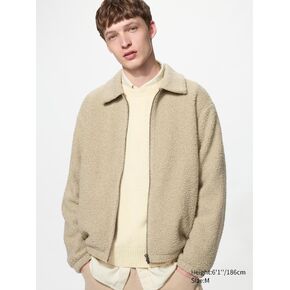 Uniqlo Pile Lined Fleece Blouson in Kuwait