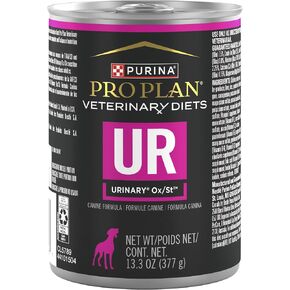 Purina Pro Plan Veterinary UR Urinary Ox/St Wet Dog Food, (12) 13.3 oz Cans in Kuwait