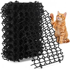 Homarden Cat Deterrent at Home - Pack of 6 Pet Deterrent Mats for Cats and Dogs - Indoor and Outdoor Spike Mats for Pet Training - Durable, Lightweight, Cut-to-Size Design - White, 16.5 x 13.2 Inches in Saudi Arabia