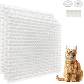 Mardili 12 Pack Scat Mat for Cats with Spikes, Cat Repellent Mat Deterrent Indoor, Training Pads Keep Dogs and Cats Off Couch, Bed, 16 x 13 Inch Garden Scat Mats Outdoor in Saudi Arabia