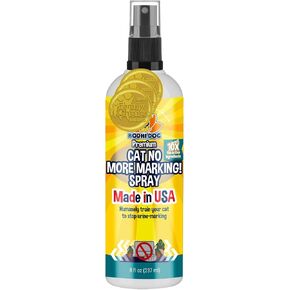 Bodhi Cat No More Marking! Spray - Indoors & Outdoors Cat Urination Deterrent - Neutralizes Strong Odors from Marking - Pet-Safe Formula for Everyday Use - Made in USA (8 Fl Oz) in Kuwait