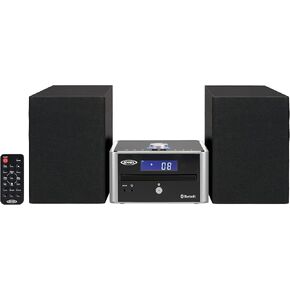 نظام موسيقي سي دي ستيريو 3 قطع JBS-210 JBS-210 3 قطع 4 وات مع بلوتوث ومستقبل رقمي AM/FM ومكبر صوت وجهاز تحكم عن بعد in Kuwait