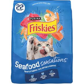 Friskies Purina Seafood Sensations Dry Cat Food, 22 lb Bag in Kuwait