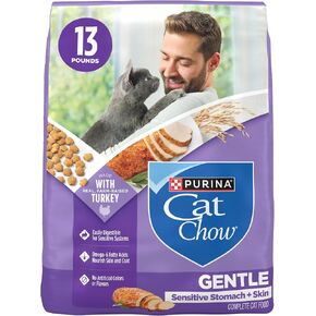Purina Cat Chow Gentle Sensitive Stomach & Skin Dry Cat Food, 13 lb Bag in Kuwait