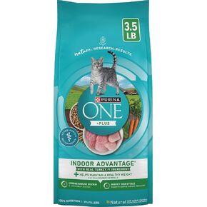 Purina ONE Indoor Advantage Weight Control Dry Cat Food, 16 lb Bag in Kuwait