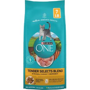 Purina ONE Tender Selects Dry Cat Food, Salmon, 7 lb Bag in Kuwait