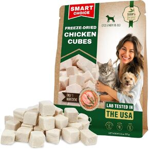 Beloved Pets Dog & Cat Treats Freeze Dried Chicken Cubes 5.3 oz - All Natural Meat Raw Pet Food - Human Grade High-Protein Snacks & Grain-Free Jerky Chews for Cats and Small Dogs in Kuwait