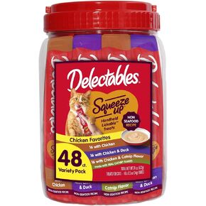 Delectables Squeeze Up Non-Seafood Variety Pack Lickable Cat Treat, 20 Count (Pack of 1) in Kuwait