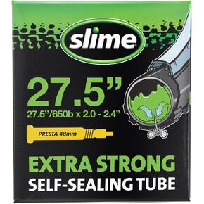 Slime 30076 Bike Inner Tube with Slime Puncture Sealant, Extra Strong, Self Sealing, Prevent and Repair, Presta Valve, 27.5 (650b) x 2.0-2.4 in Kuwait