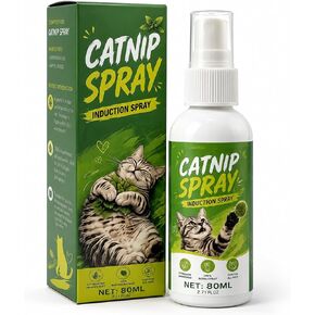 Catnip Spray for Cats – 100% Natural Catnip Spray, Boosts Playfulness & Helps Reduce Stress, Refreshes Toys, Encourages Scratching on Cat Scratchers, Mess-Free Training Spray-2.71 Fl Oz in Kuwait