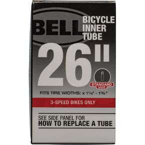 Bell 26-Inch Universal Inner Tube, Width Fit Range 1-3/8-Inch, Black in Saudi Arabia