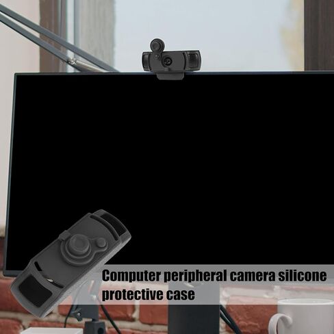 Flexible Webcam Protectors Cover with AntiScratch Surfaces Texture for C922x Camera Models Webcam Protective Case with Privacy Cover in Saudi Arabia