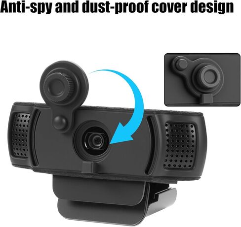 Flexible Webcam Protectors Cover with AntiScratch Surfaces Texture for C922x Camera Models Webcam Protective Case with Privacy Cover in Saudi Arabia