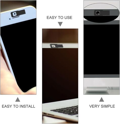 3Pcs Laptop Tablet Phone Webcam Cover Aluminum Alloy Privacy Shield in Saudi Arabia