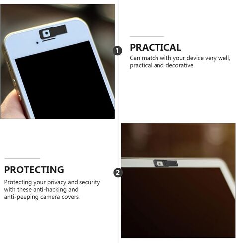 3Pcs Laptop Tablet Phone Webcam Cover Aluminum Alloy Privacy Shield in Saudi Arabia