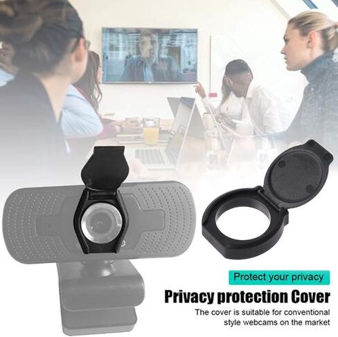 Webcam Cover Black Shutter Slider Privacy Camera Cover for Computer Laptops Lens Webcam for with Microphone in Saudi Arabia