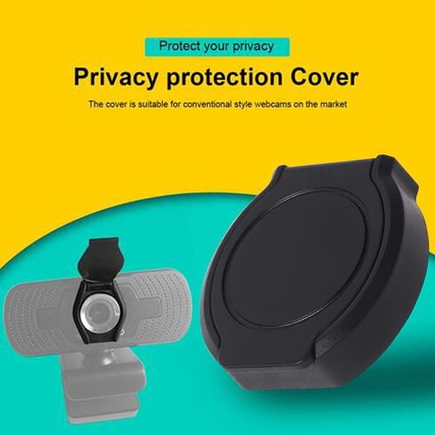 Webcam Cover Black Shutter Slider Privacy Camera Cover for Computer Laptops Lens Webcam for with Microphone in Saudi Arabia
