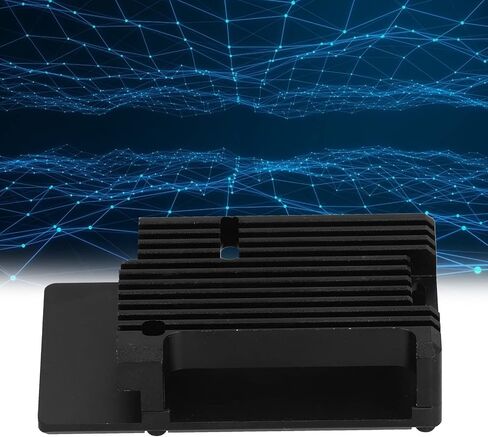 Case for Pi 3 Model B Black Aluminum Alloy Anodic Oxidation CNC Shell Enclosure with Thermal Silicone Hex Wrench Screws Set in Saudi Arabia