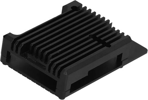 Case for Pi 3 Model B Black Aluminum Alloy Anodic Oxidation CNC Shell Enclosure with Thermal Silicone Hex Wrench Screws Set in Saudi Arabia