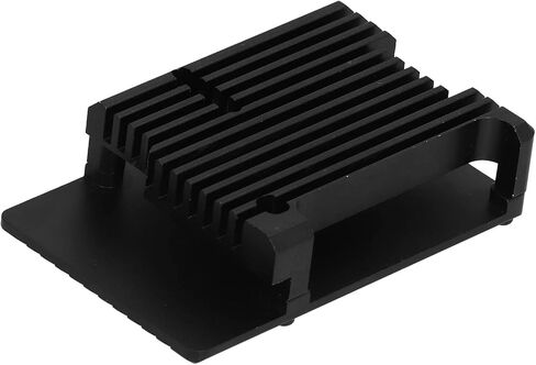 Case for Pi 3 Model B Black Aluminum Alloy Anodic Oxidation CNC Shell Enclosure with Thermal Silicone Hex Wrench Screws Set in Saudi Arabia