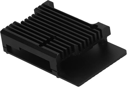 Case for Pi 3 Model B Black Aluminum Alloy Anodic Oxidation CNC Shell Enclosure with Thermal Silicone Hex Wrench Screws Set in Saudi Arabia