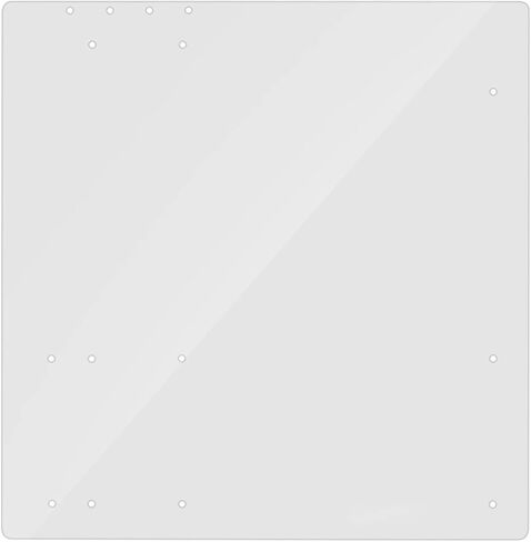Transparent Acrylic Overlock Computer Case, DIY Base Stand for M-ATX Motherboard, Fashion Design, Better Cooling, Suitable for Testing or Gaming, 10.55 X 10.55 Inches in Saudi Arabia