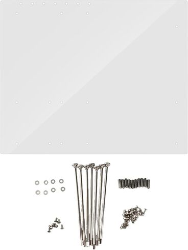 Clear Acrylic Overlock Computer Case DIY Stand for ATX Motherboard Easy Installation Cooling Performance Test or Game in Saudi Arabia