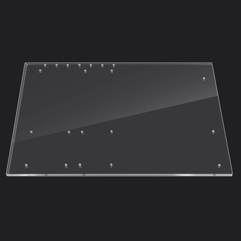 Clear Acrylic Overlock Computer Case DIY Stand for ATX Motherboard Easy Installation Cooling Performance Test or Game in Saudi Arabia
