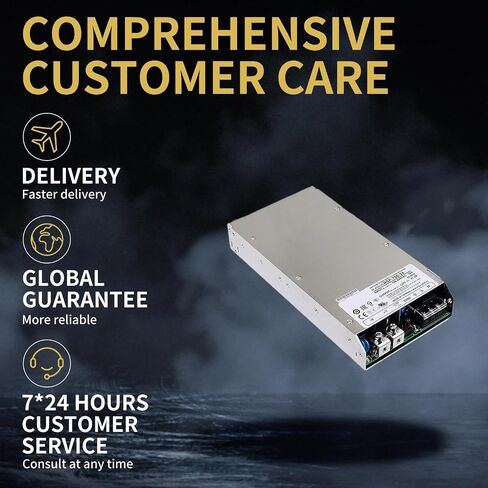 RSP-750 Series 750W Single Output Enclosed Power Supply 24V with Remote ON/Off, PFC & Remote Sense for Industrial Automation in Saudi Arabia