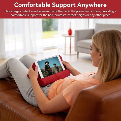 tablet pillow holder, 2PCS Multi Angle Soft Tablet Stand 9.6x6.5x4.7in in Saudi Arabia