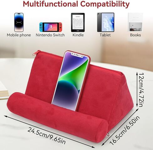 tablet pillow holder, 2PCS Multi Angle Soft Tablet Stand 9.6x6.5x4.7in in Saudi Arabia