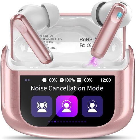 Active Noise Cancelling Ear Buds 48H Wireless Earbuds with Touch Screen in Saudi Arabia
