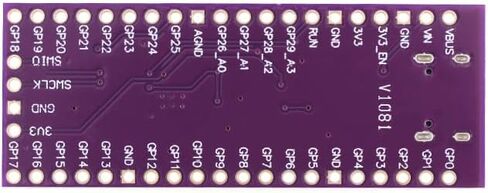 Ultimate Pico RP2040 Dual-Core Cortex-M0+ Development Board Module for DIY Projects 16MB Purple in Saudi Arabia