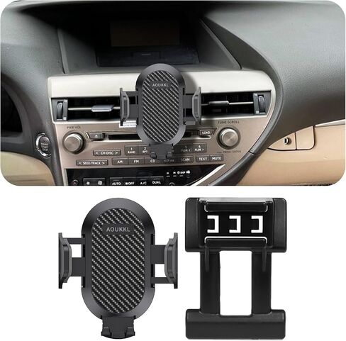 Car Phone Holder Fits for Lexus RX RX350 / RX350L / RX450h / RX450hL 2020-2022 Accessories(Only fit for 12.3-Inch Screen),Thick Cases Friendly,Cell Phone Mount for 4.7-7 in Phones in Saudi Arabia