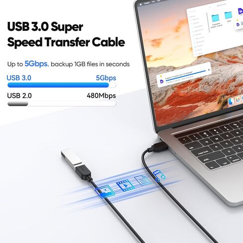 USB Extension Cable 20 ft, Long USB 3.0 Extender Cord 5Gbps Data Transfer in Saudi Arabia