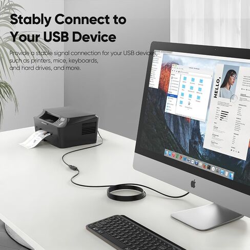 USB Extension Cable 20 ft, Long USB 3.0 Extender Cord 5Gbps Data Transfer in Saudi Arabia