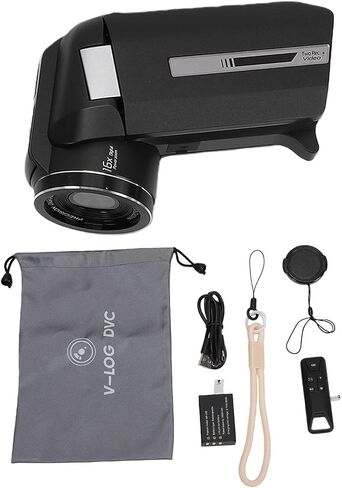 XUMIUZIY 8K Video Camera Handheld 75MP Dual Lens Rotating Screen in Saudi Arabia