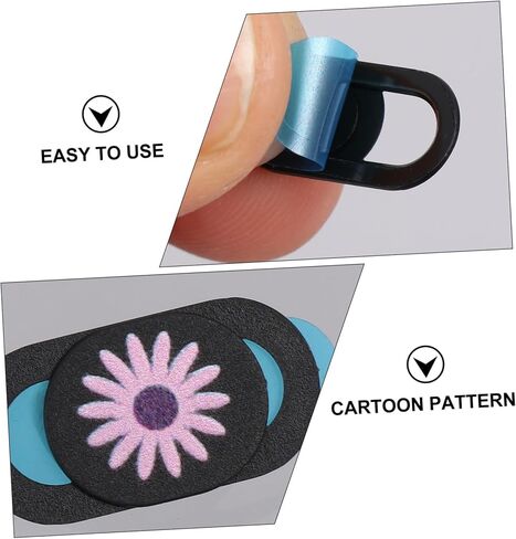 3pcs Webcam Privacy Cover Slider Laptop Camera Lens Protector for Desktop Tablet Pc, Ultra-Thin Privacy Camera Cover Set Compatible Computers and Smartphones Random Color in Saudi Arabia