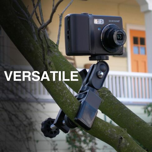 Pedco UltraClamp Assembly 360 Swivel Camera Mount Accessory for Cameras, Scopes and Binoculars (1.5-Inch w/Swivel), Black (P-UCA360) in Saudi Arabia