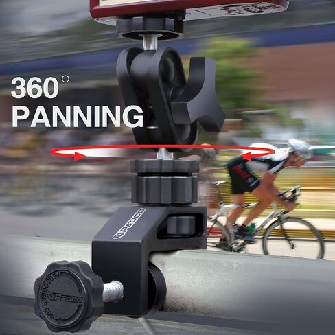 Pedco UltraClamp Assembly 360 Swivel Camera Mount Accessory for Cameras, Scopes and Binoculars (1.5-Inch w/Swivel), Black (P-UCA360) in Saudi Arabia
